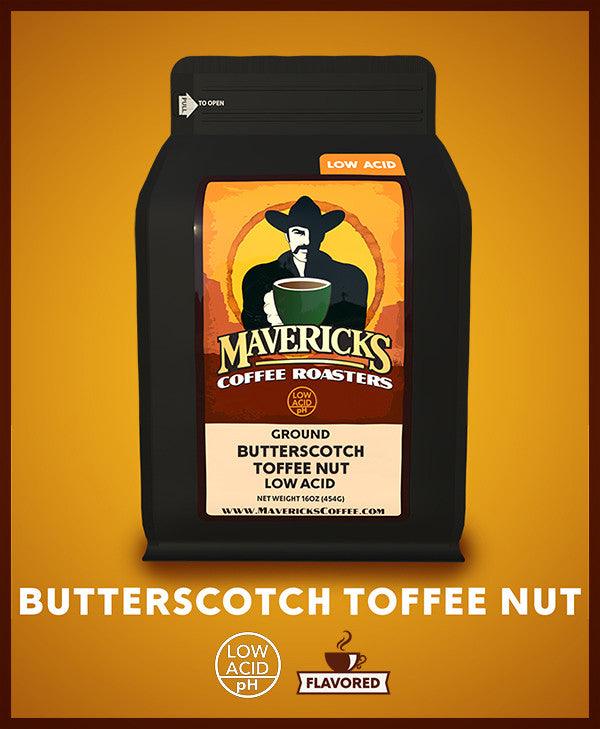 Butterscotch Toffee Nut Coffee Beans Mavericks coffee