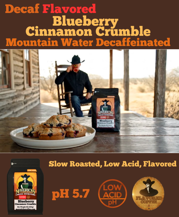 Decaf Blueberry Cinnamon Crumble